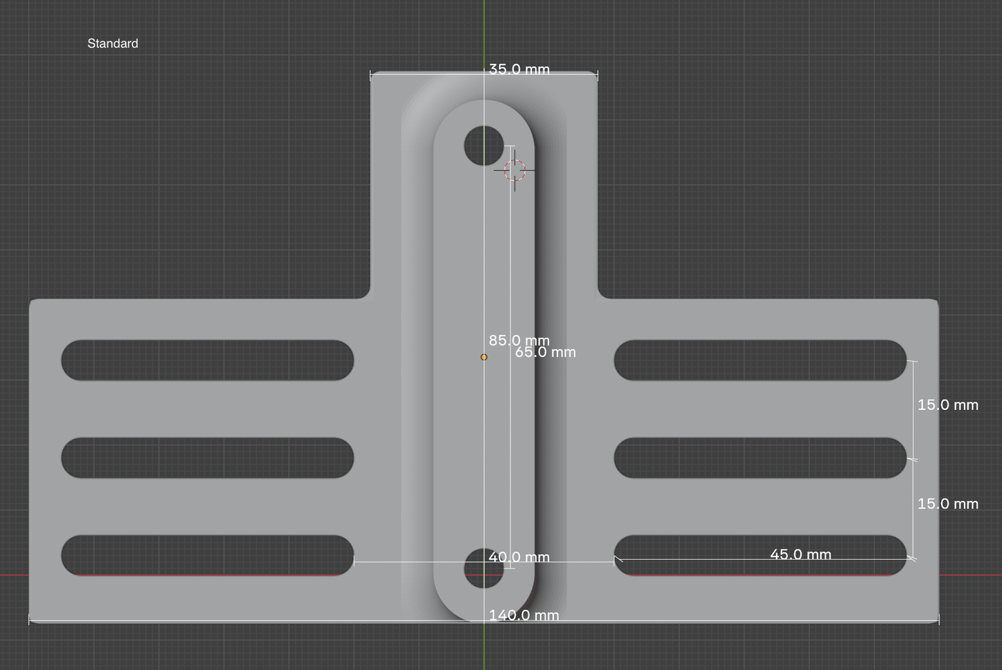 Between-The-Arms (BTA) Bottle Mount - Screw Version