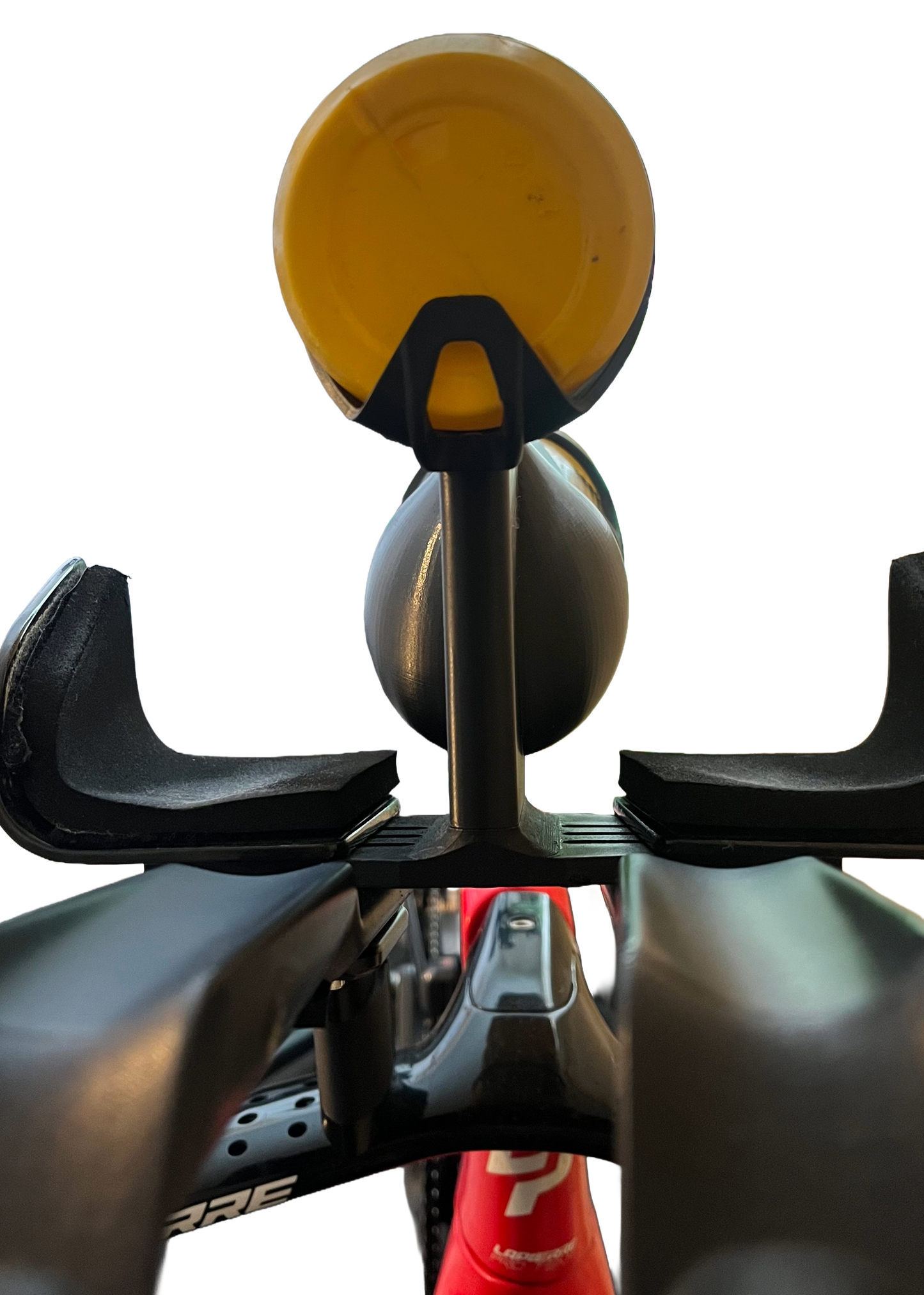 Aero BTA Double Bottle Mount — Between-The-Arms Hydration System with Aerocone