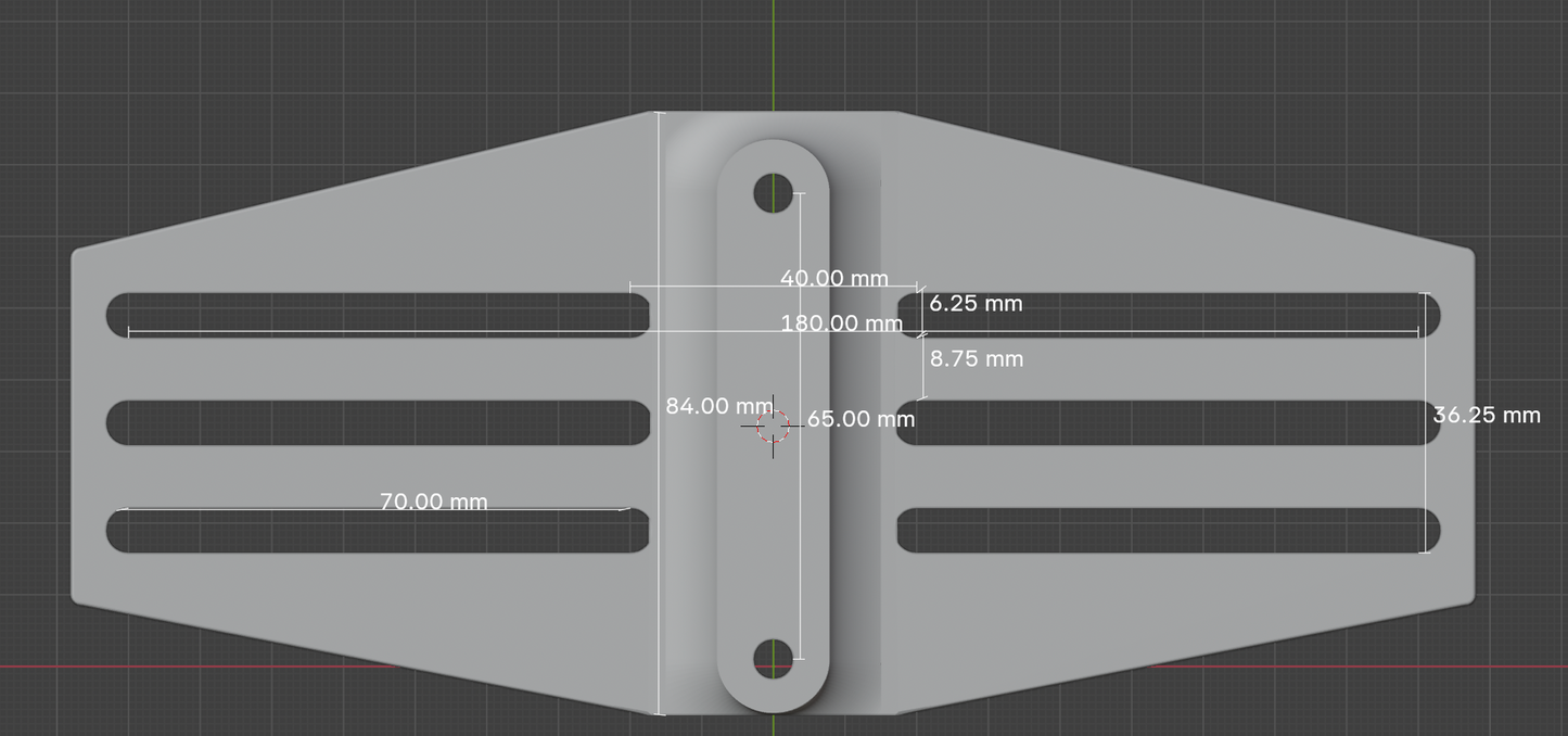 Between-The-Arms (BTA) Bottle Mount - Screw Version